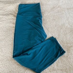 Lululemon High Waist Align Leggings Size 12 Teal 23” Length